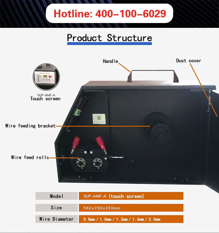 Automatic wire feeder - handheld laser welding machine